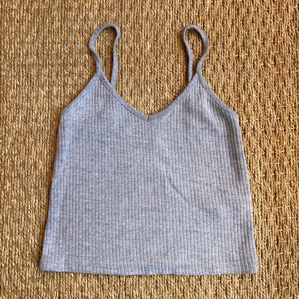 Topshop Gray Tank - Picture 2 of 5